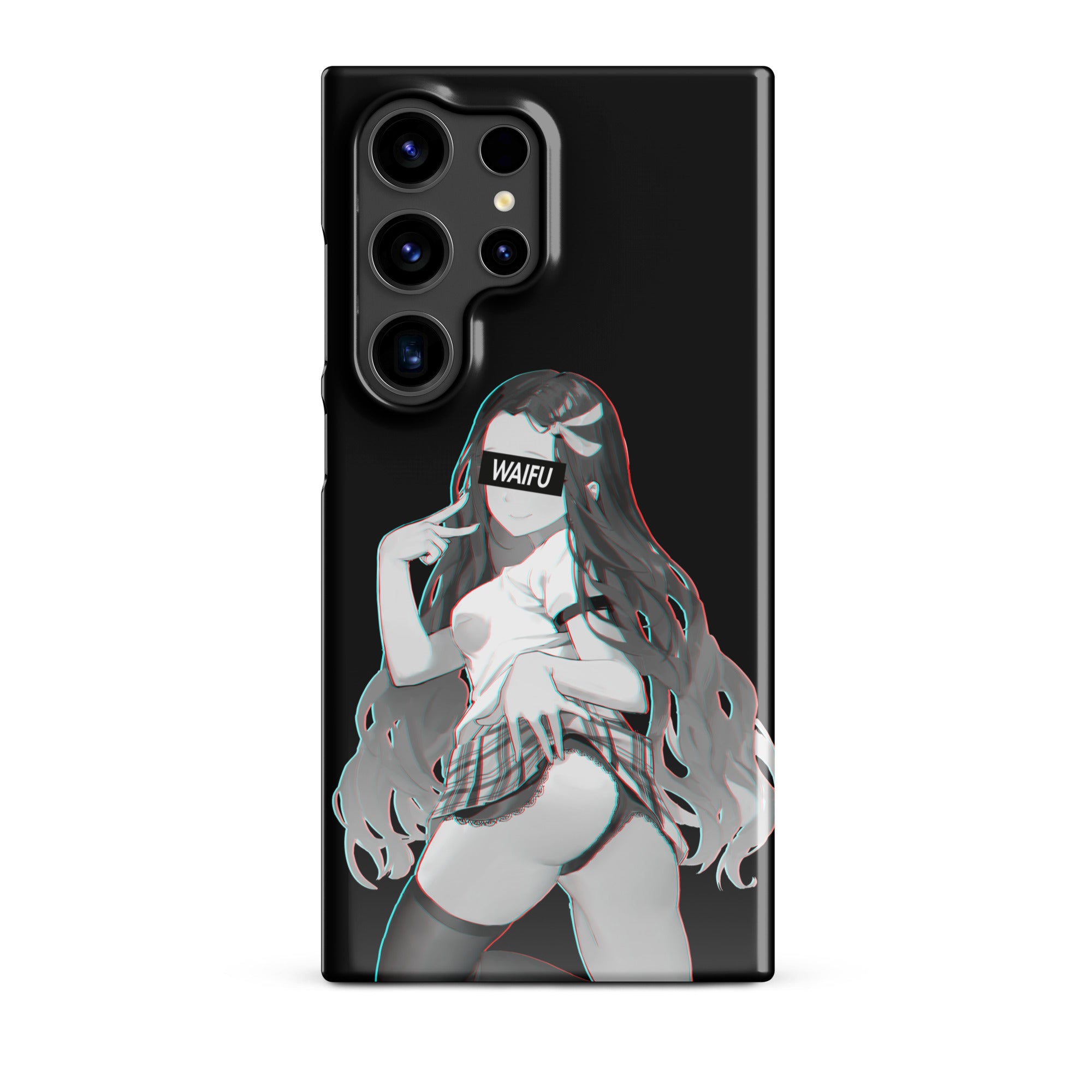 Nezuko Waifu Material - Black Edition #003 Samsung Premium Case