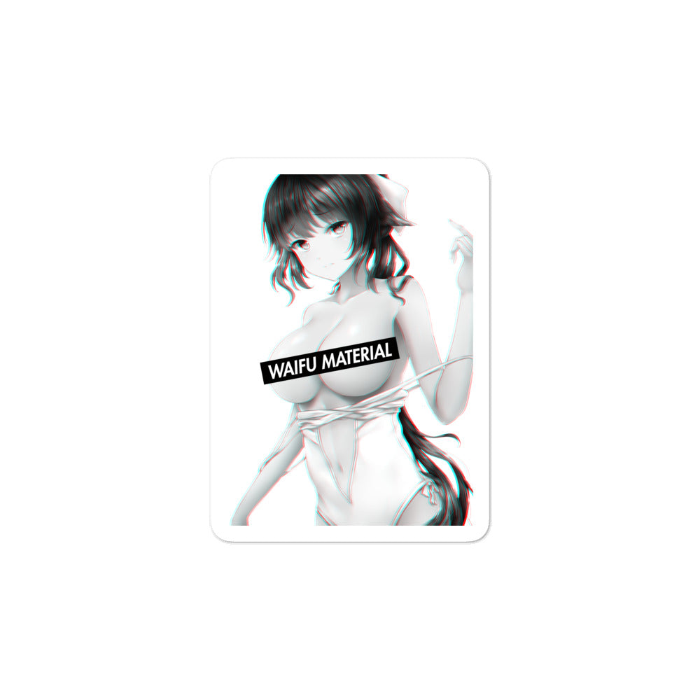 Takao Waifu Material #001 Kiss Cut Premium Sticker