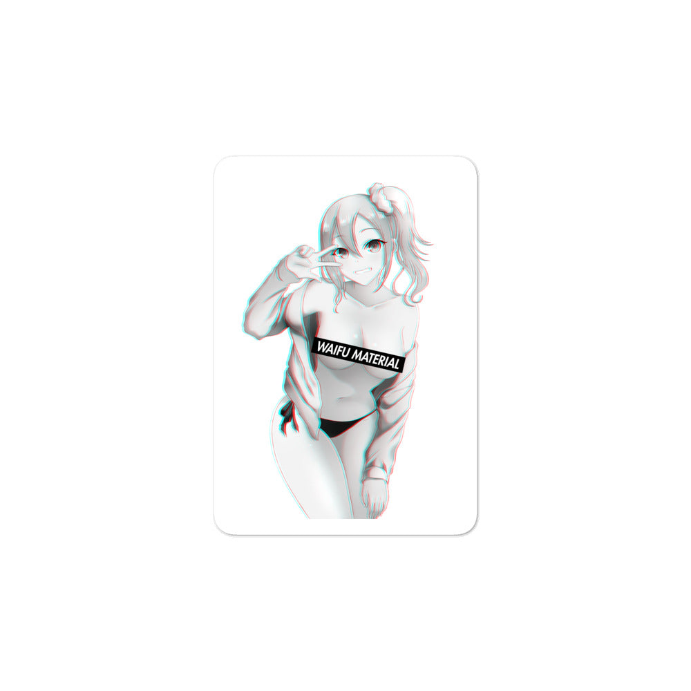 Hayasaka Waifu Material #002 Kiss Cut Premium Sticker