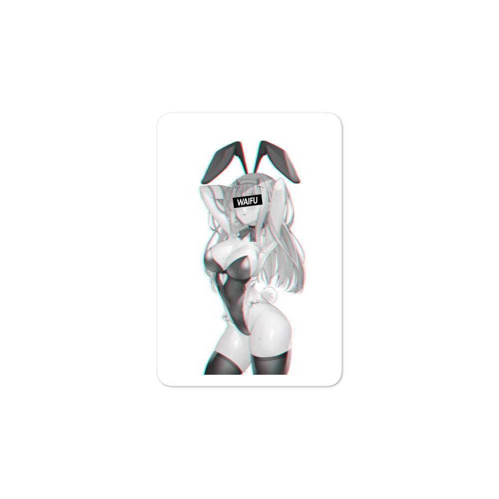 Zero Two Waifu Material #008 Kiss Cut Premium Sticker