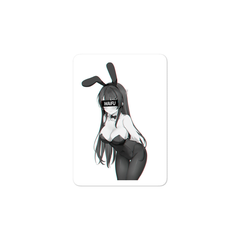 Mai Waifu Material #004 Kiss Cut Premium Sticker