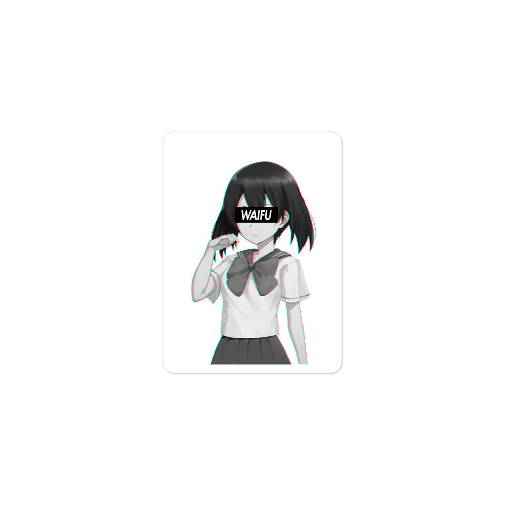 Kurome Waifu Material #003 Kiss Cut Premium Sticker