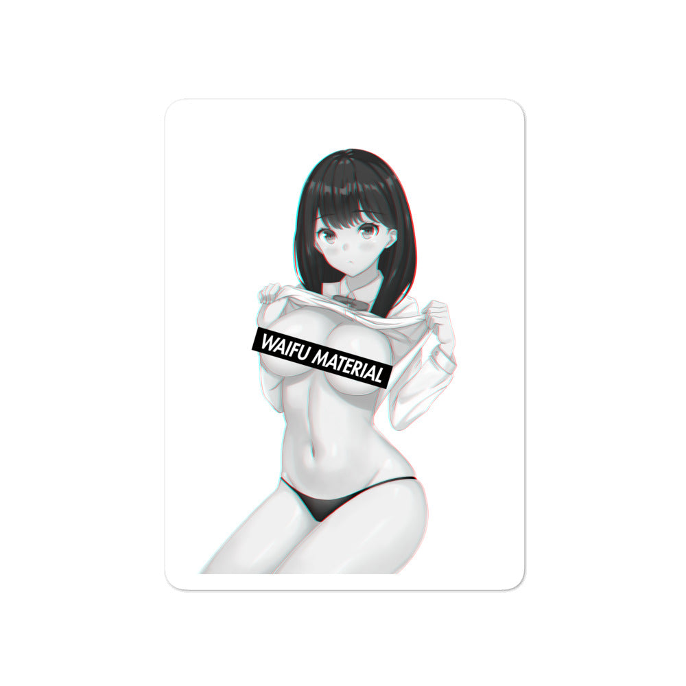 Rikka Waifu Material #006 Kiss Cut Premium Sticker