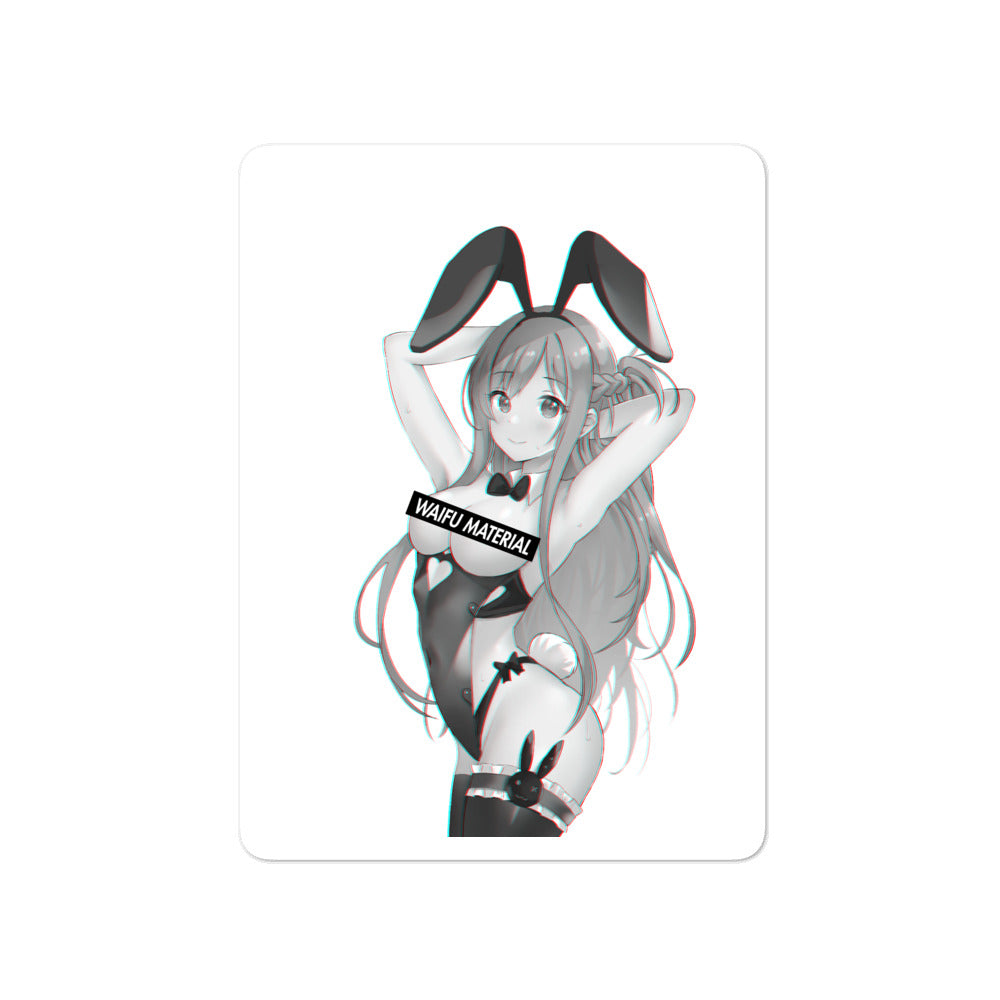 Asuna Waifu Material #005 Kiss Cut Premium Sticker