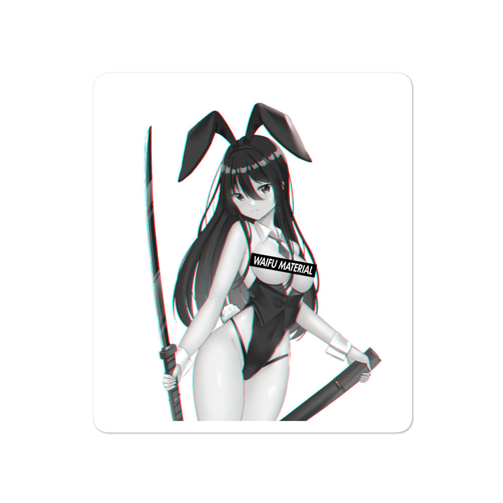 Akame Waifu Material #002 Kiss Cut Premium Sticker