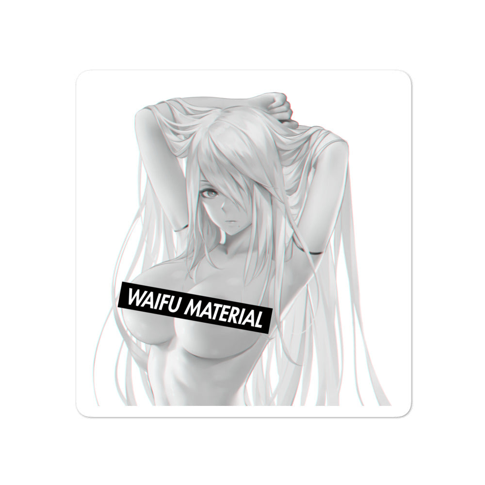 A2 Waifu Material #001 Kiss Cut Premium Sticker