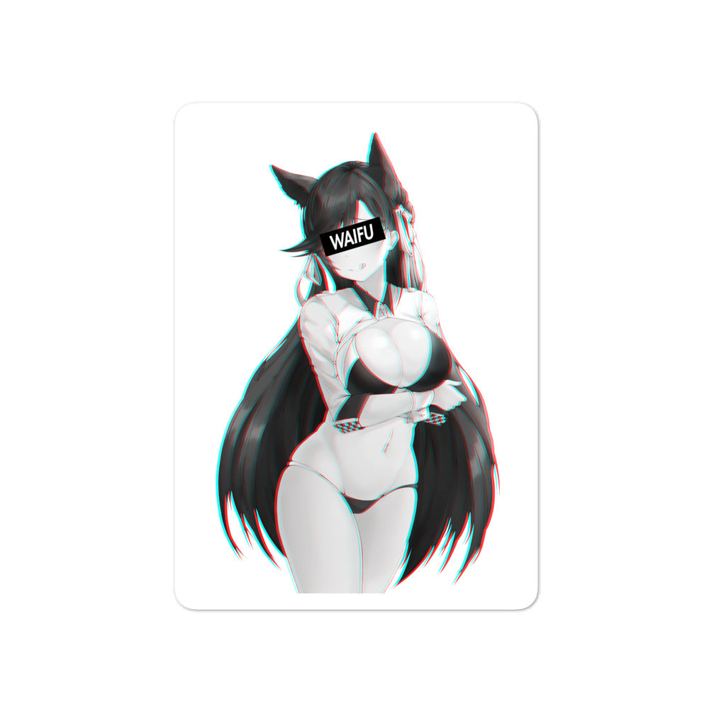 Atago Waifu Material #006 Kiss Cut Premium Sticker