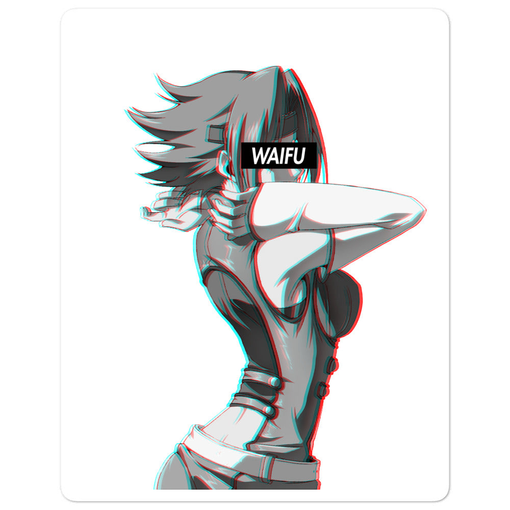 Kallen Waifu Material #002 Kiss Cut Premium Sticker