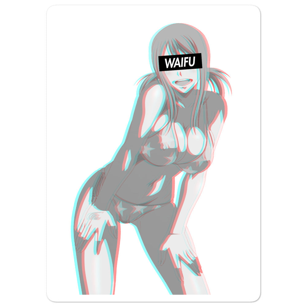 Lucy Waifu Material #002 Kiss Cut Premium Sticker