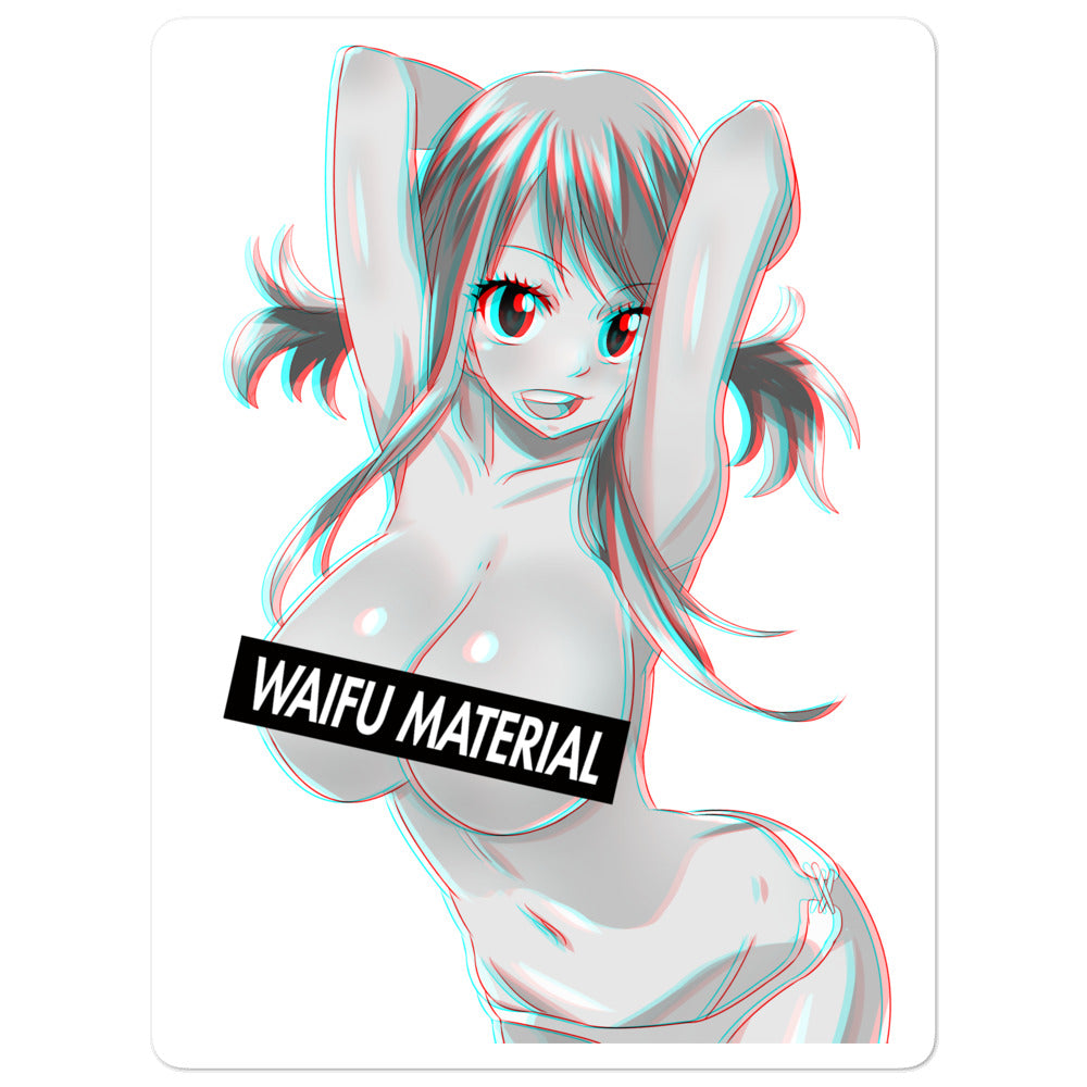 Lucy Waifu Material #003 Kiss Cut Premium Sticker