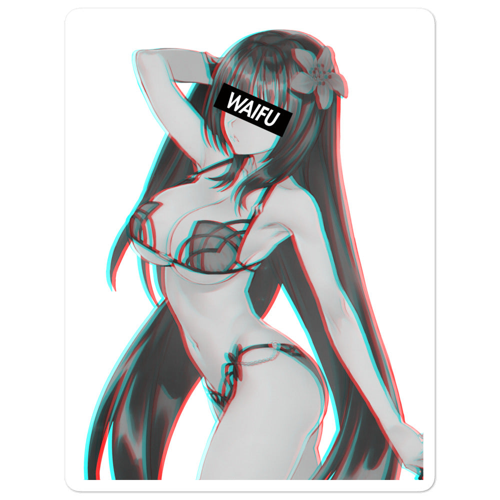 Scathach Waifu Material #004 Kiss Cut Premium Sticker