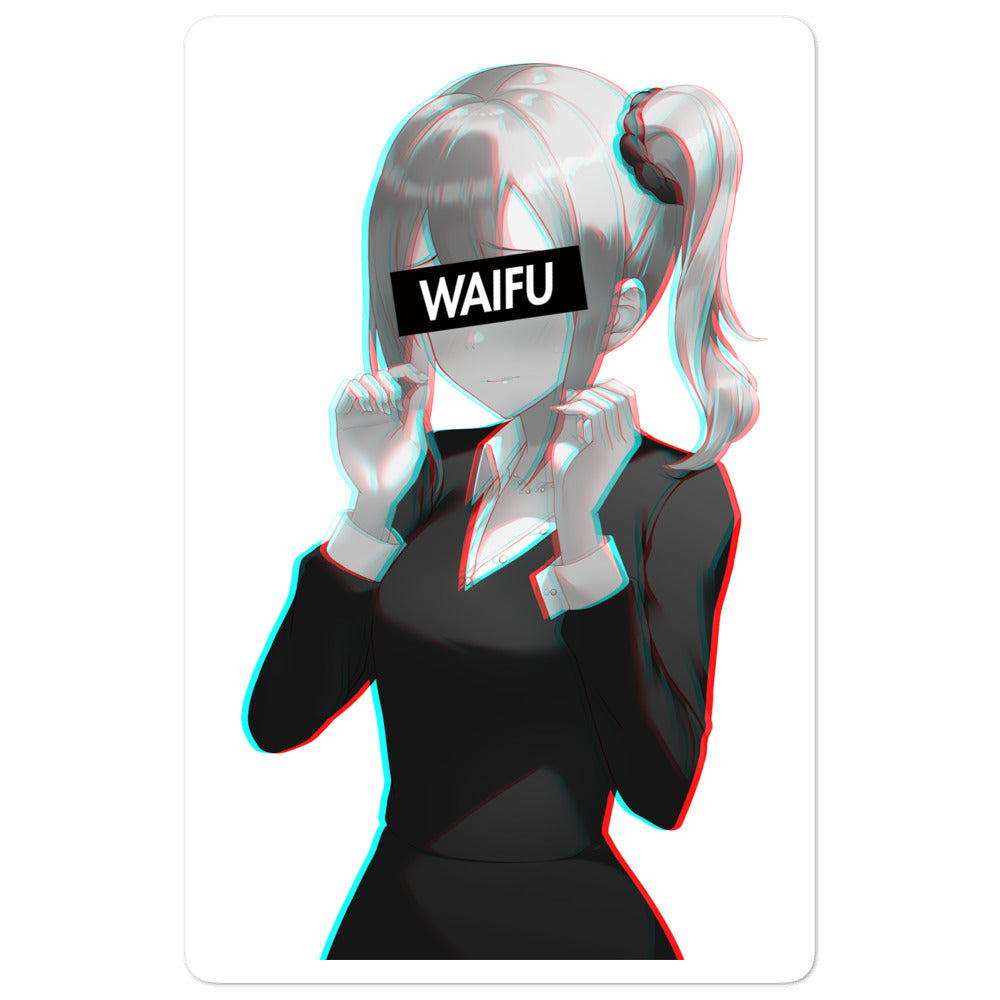 Hayasaka Waifu Material #001 Kiss Cut Premium Sticker