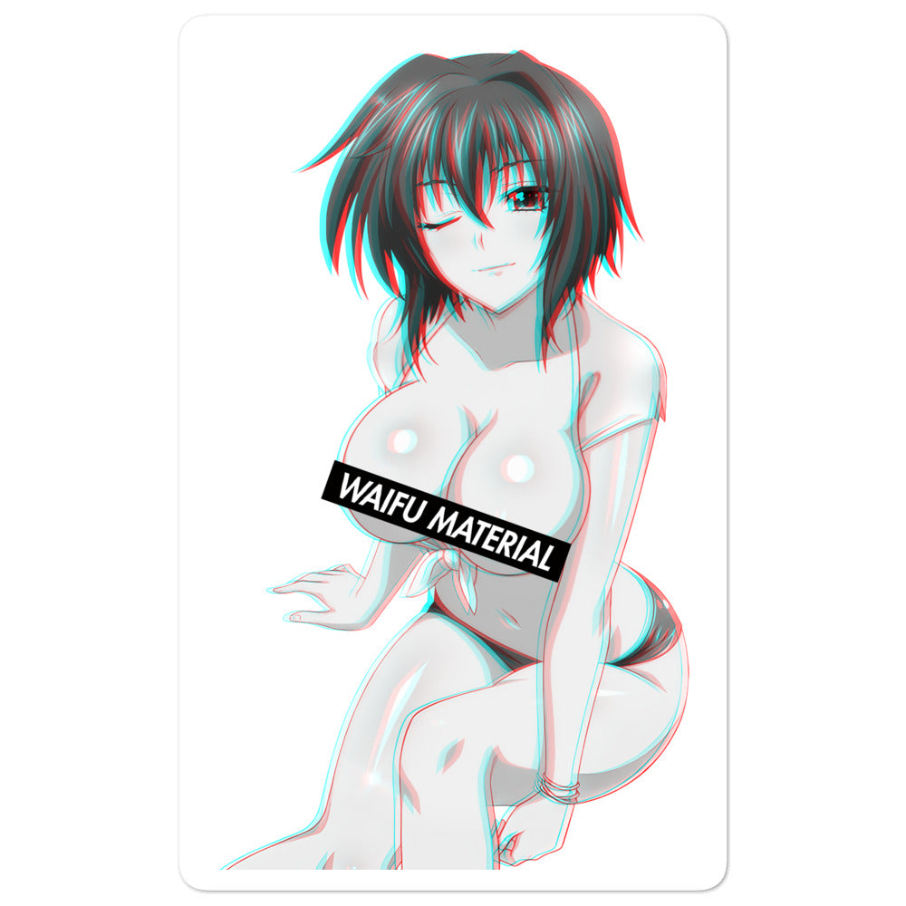 Xenovia Waifu Material #003 Kiss Cut Premium Sticker