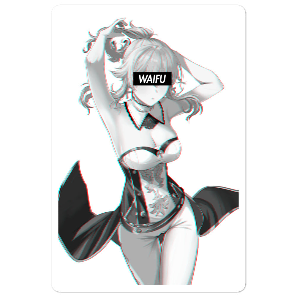 Jean Waifu Material #001 Kiss Cut Premium Sticker