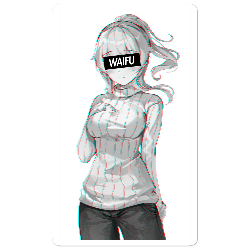 Jean Waifu Material #003 Kiss Cut Premium Sticker