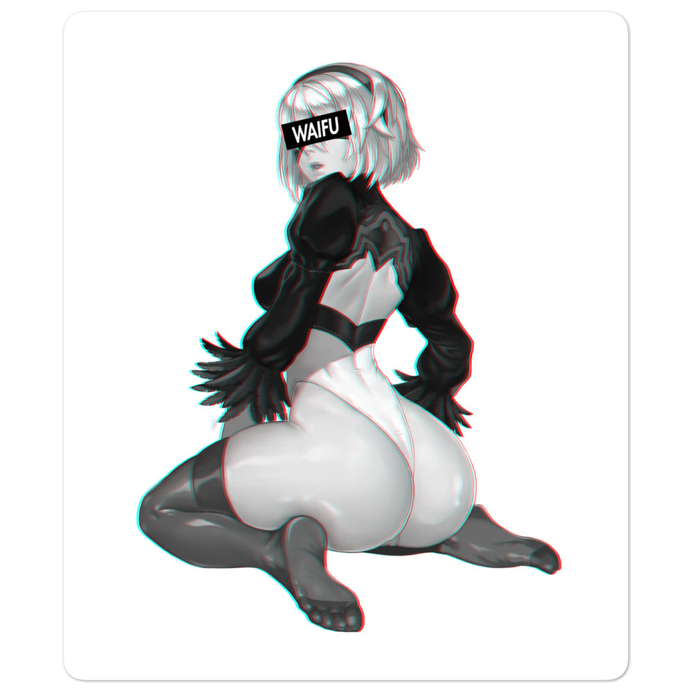 2B Waifu Material #004 Kiss Cut Premium Sticker