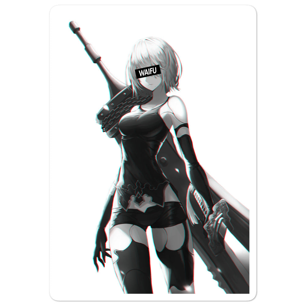 A2 Waifu Material #005 Kiss Cut Premium Sticker