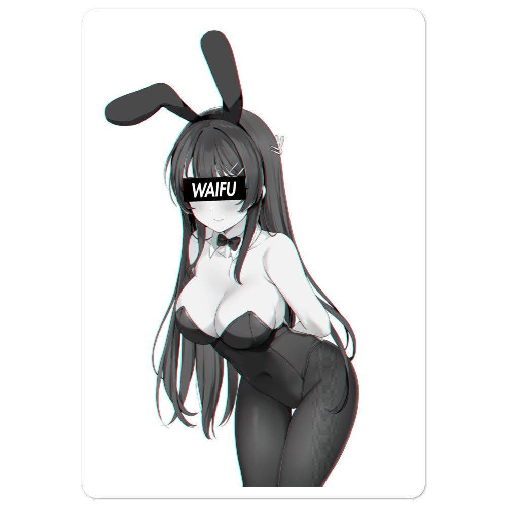 Mai Waifu Material #004 Kiss Cut Premium Sticker