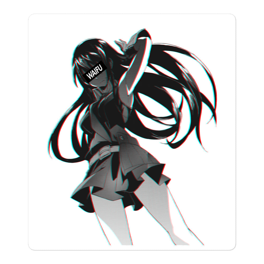 Akame Waifu Material #005 Kiss Cut Premium Sticker