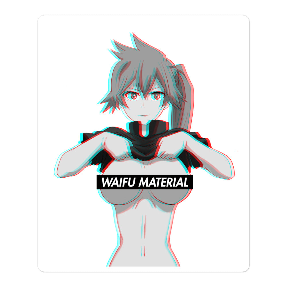 Itsuka Waifu Material #001 Kiss Cut Premium Sticker