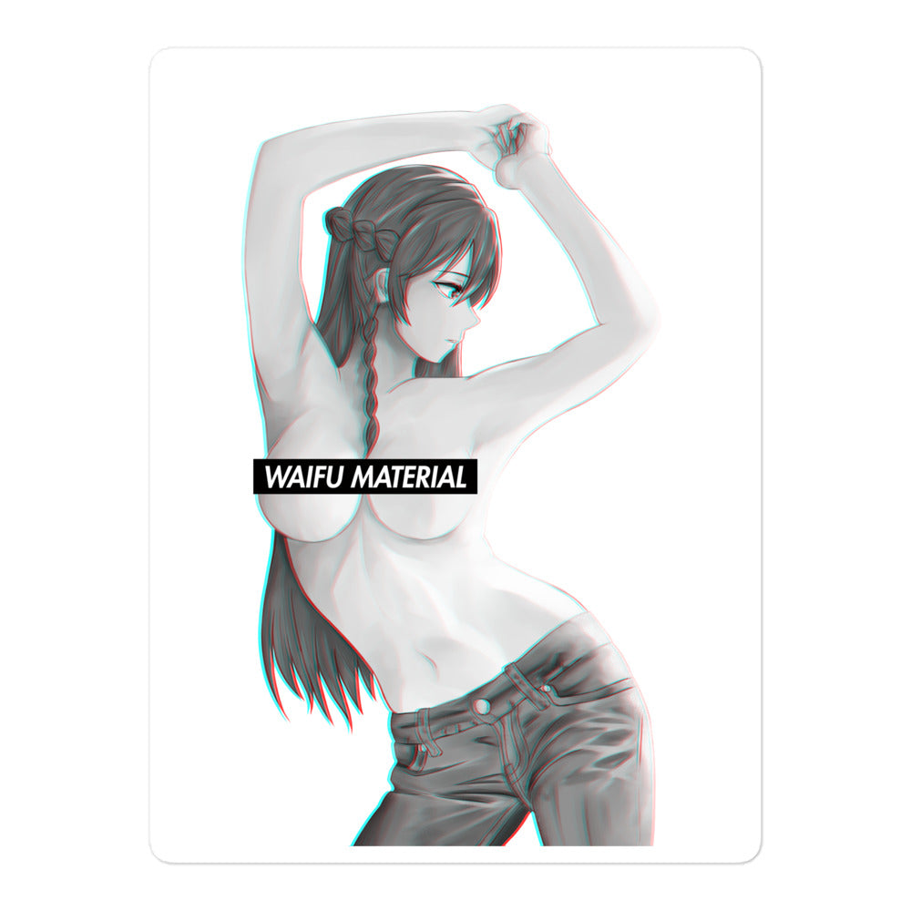 Selesia Waifu Material #004 Kiss Cut Premium Sticker