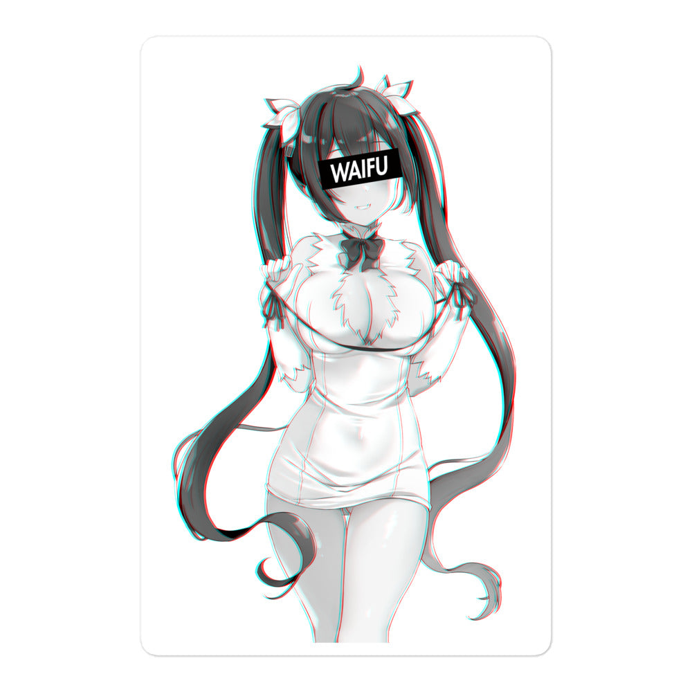 Hestia Waifu Material #003 Kiss Cut Premium Sticker