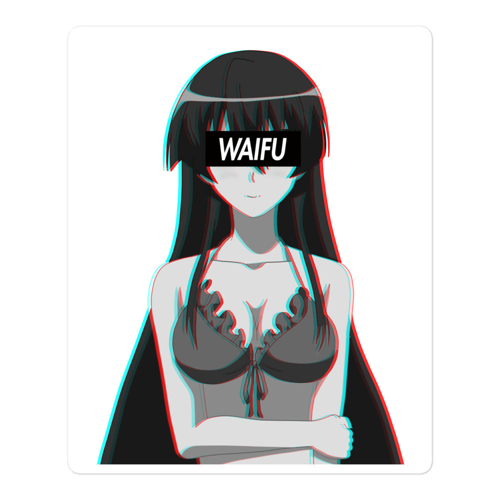 Akame Waifu Material #003 Kiss Cut Premium Sticker