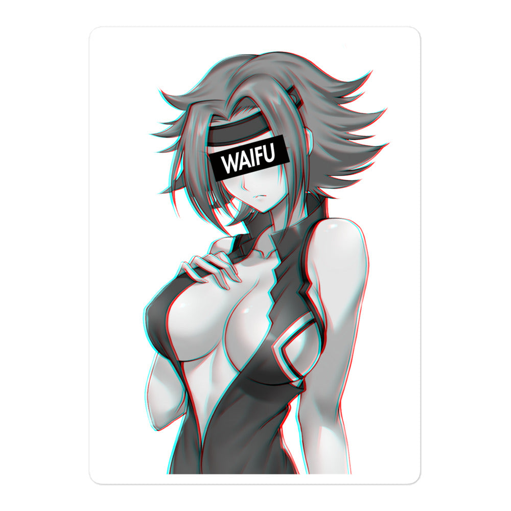 Kallen Waifu Material #001 Kiss Cut Premium Sticker