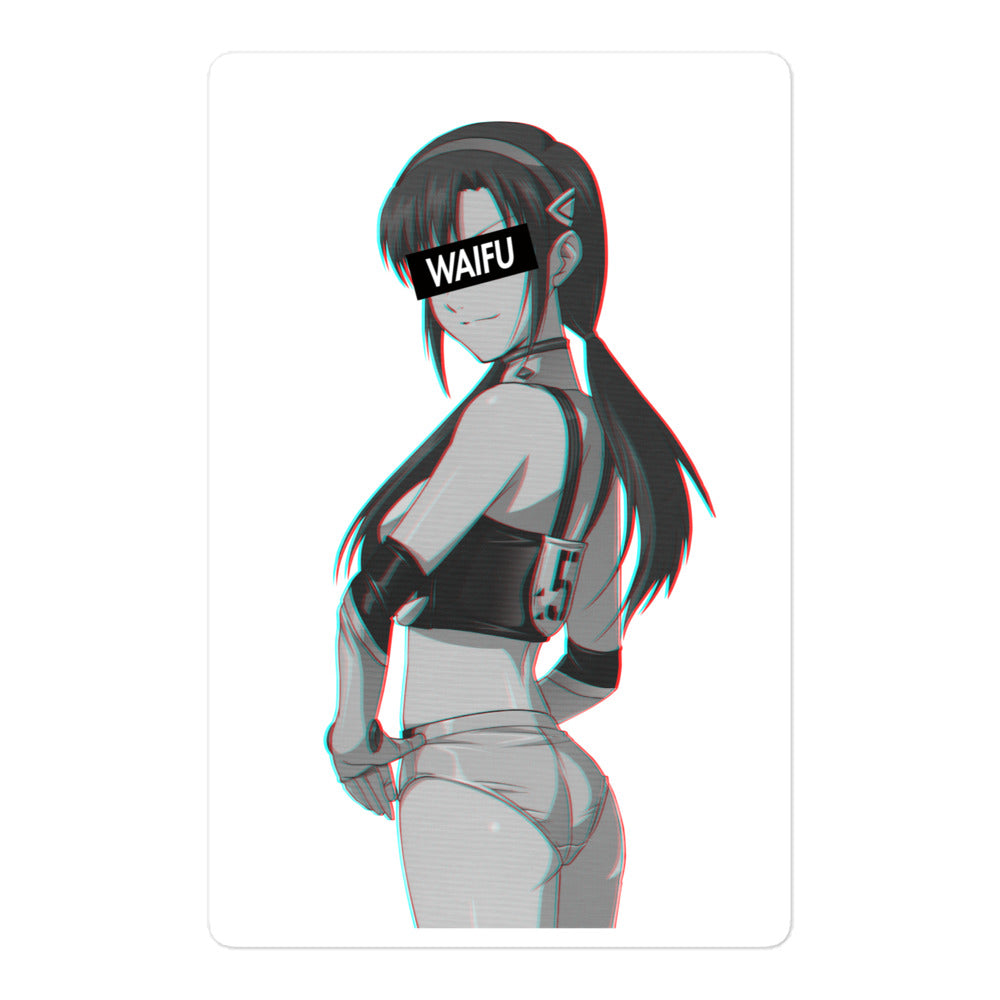 Mari Waifu Material #001 Kiss Cut Premium Sticker