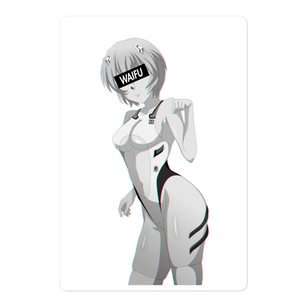 Rei Waifu Material #003 Kiss Cut Premium Sticker