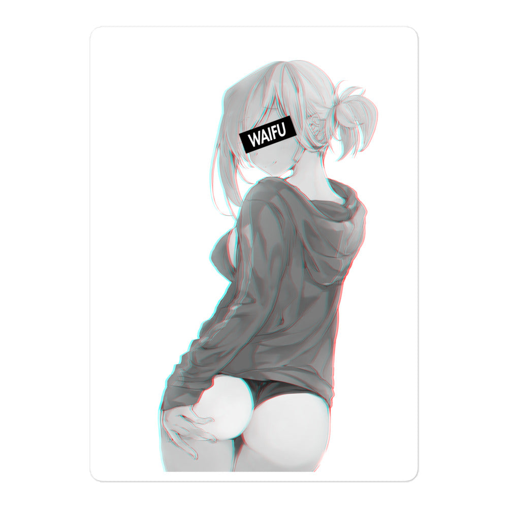 Musashi Miyamoto Waifu Material #002 Kiss Cut Premium Sticker