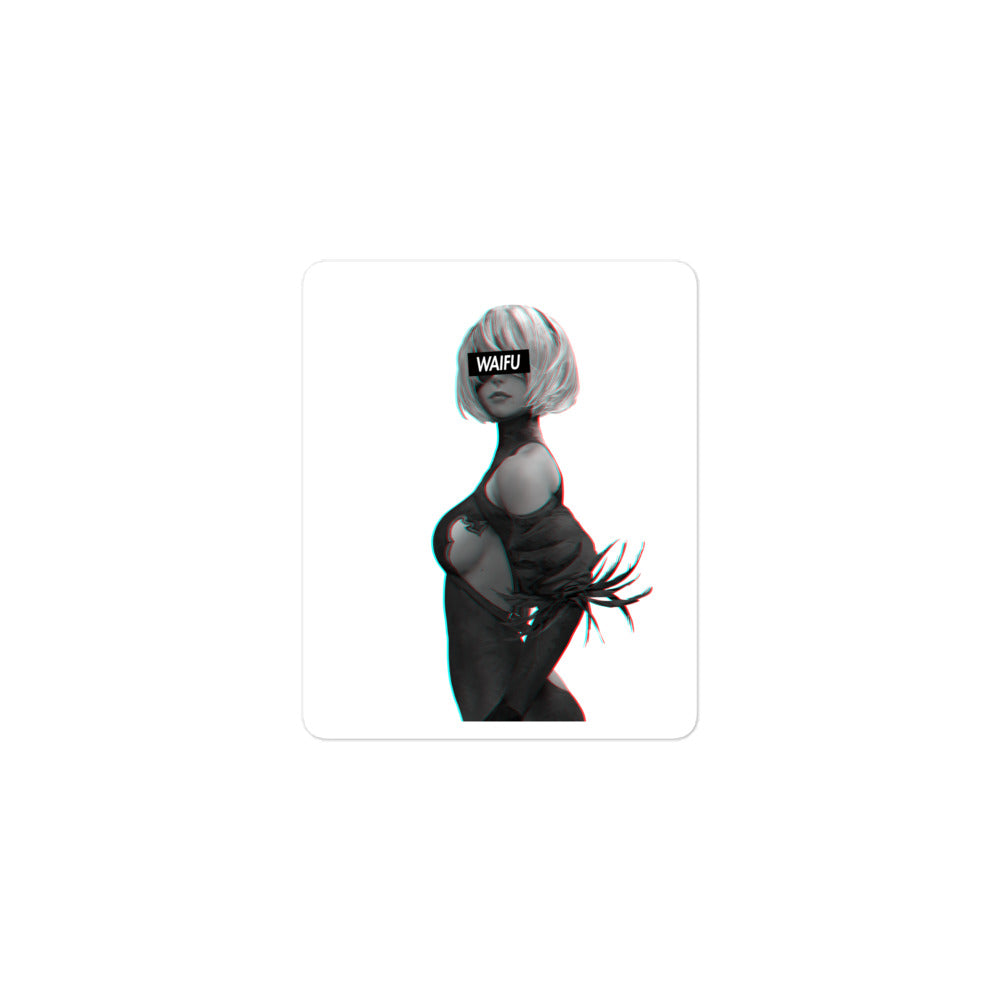 2B Waifu Material #003 Kiss Cut Premium Sticker