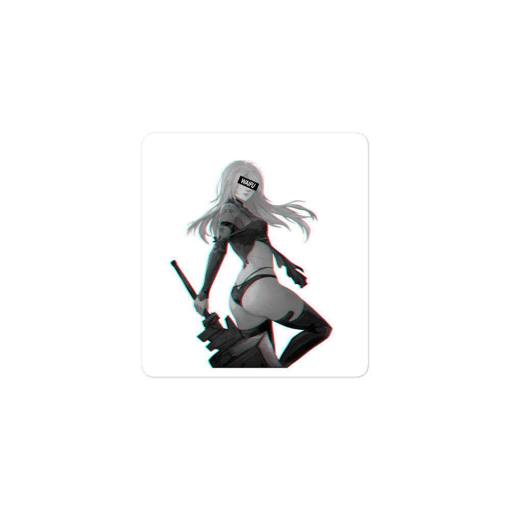 A2 Waifu Material #003 Kiss Cut Premium Sticker