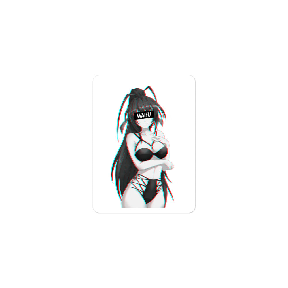 Akeno Waifu Material #003 Kiss Cut Premium Sticker