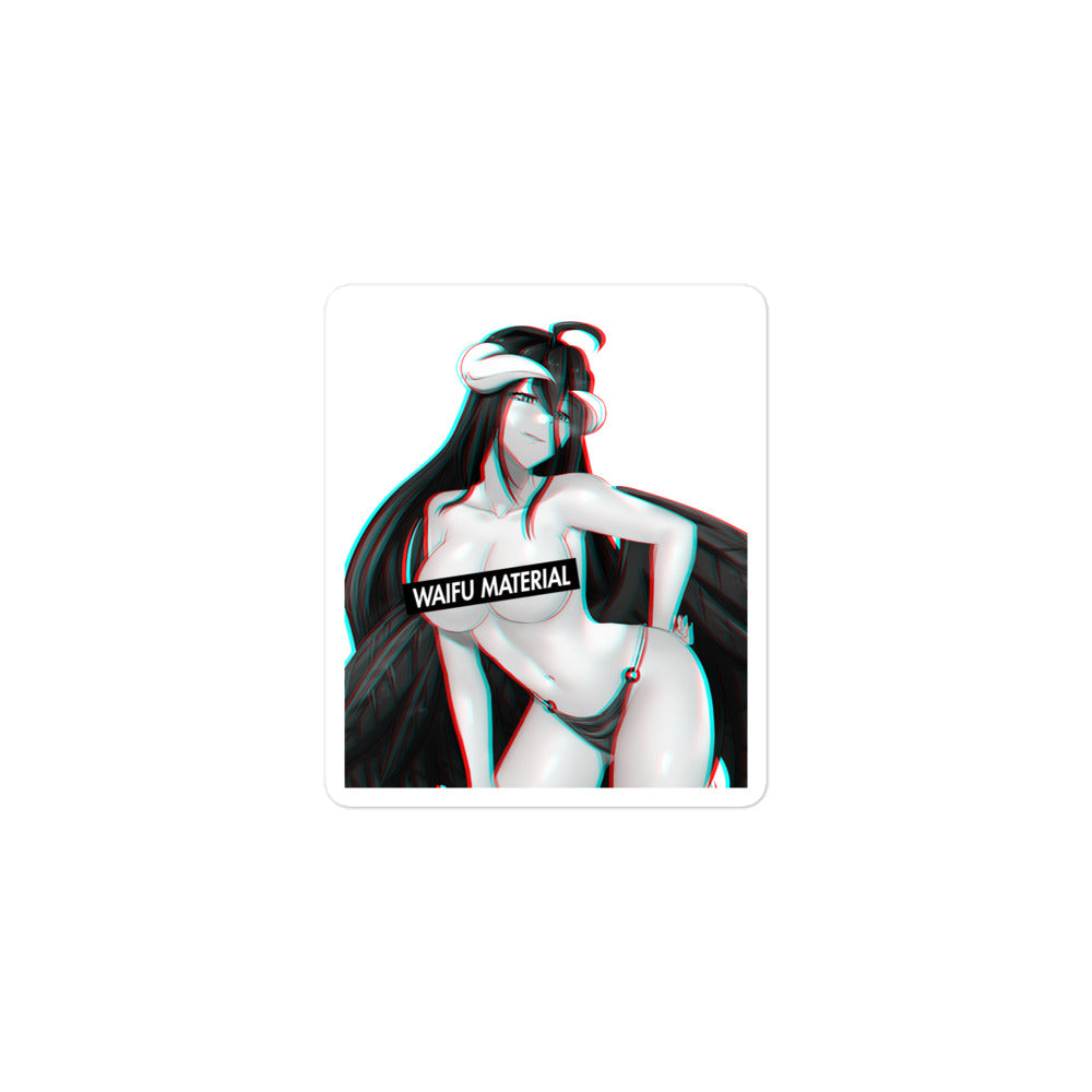 Albedo Waifu Material #003 Kiss Cut Premium Sticker