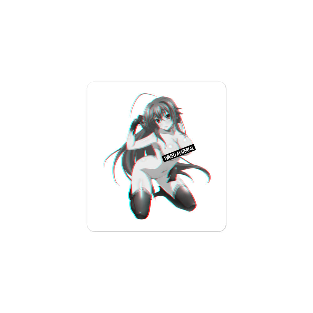 Rias Waifu Material #001 Kiss Cut Premium Sticker