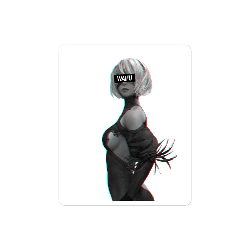 2B Waifu Material #003 Kiss Cut Premium Sticker