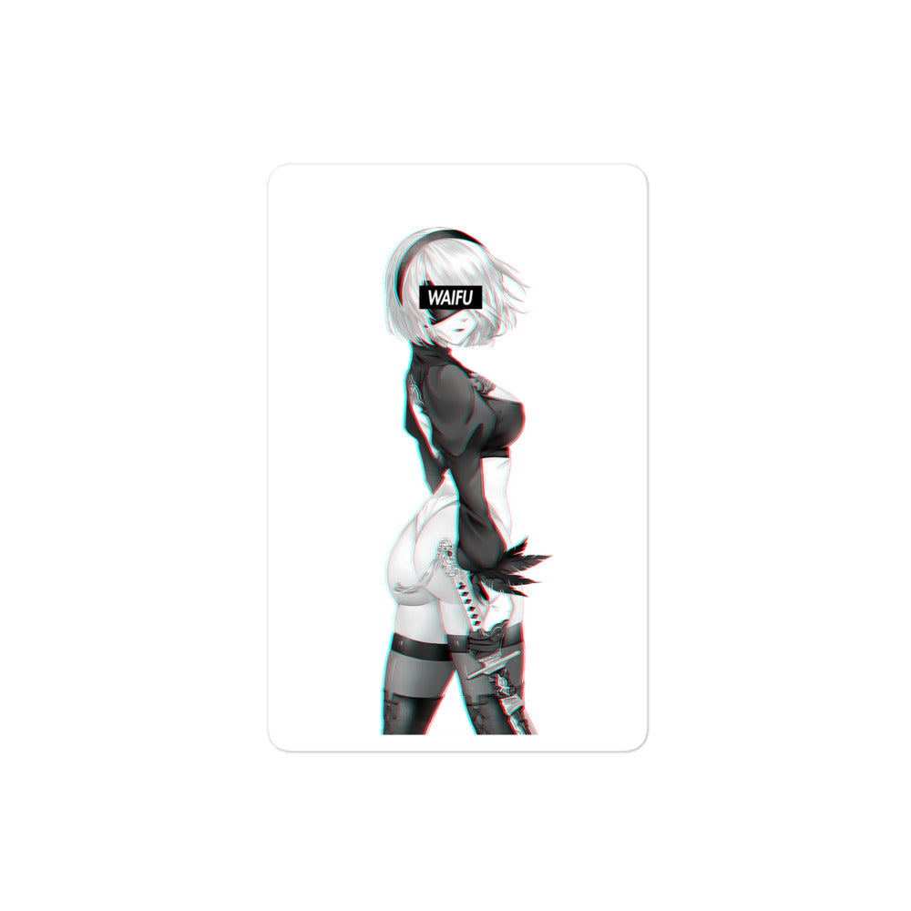 2B Waifu Material #005 Kiss Cut Premium Sticker