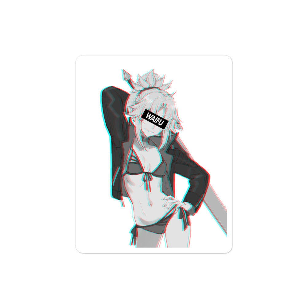 Mordred Waifu Material #006 Kiss Cut Premium Sticker