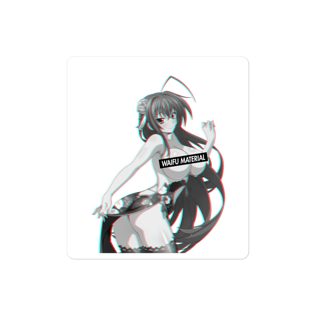 Rias Waifu Material #003 Kiss Cut Premium Sticker