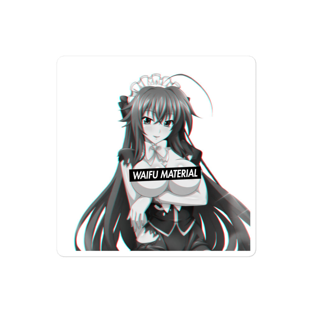 Rias Waifu Material #007 Kiss Cut Premium Sticker