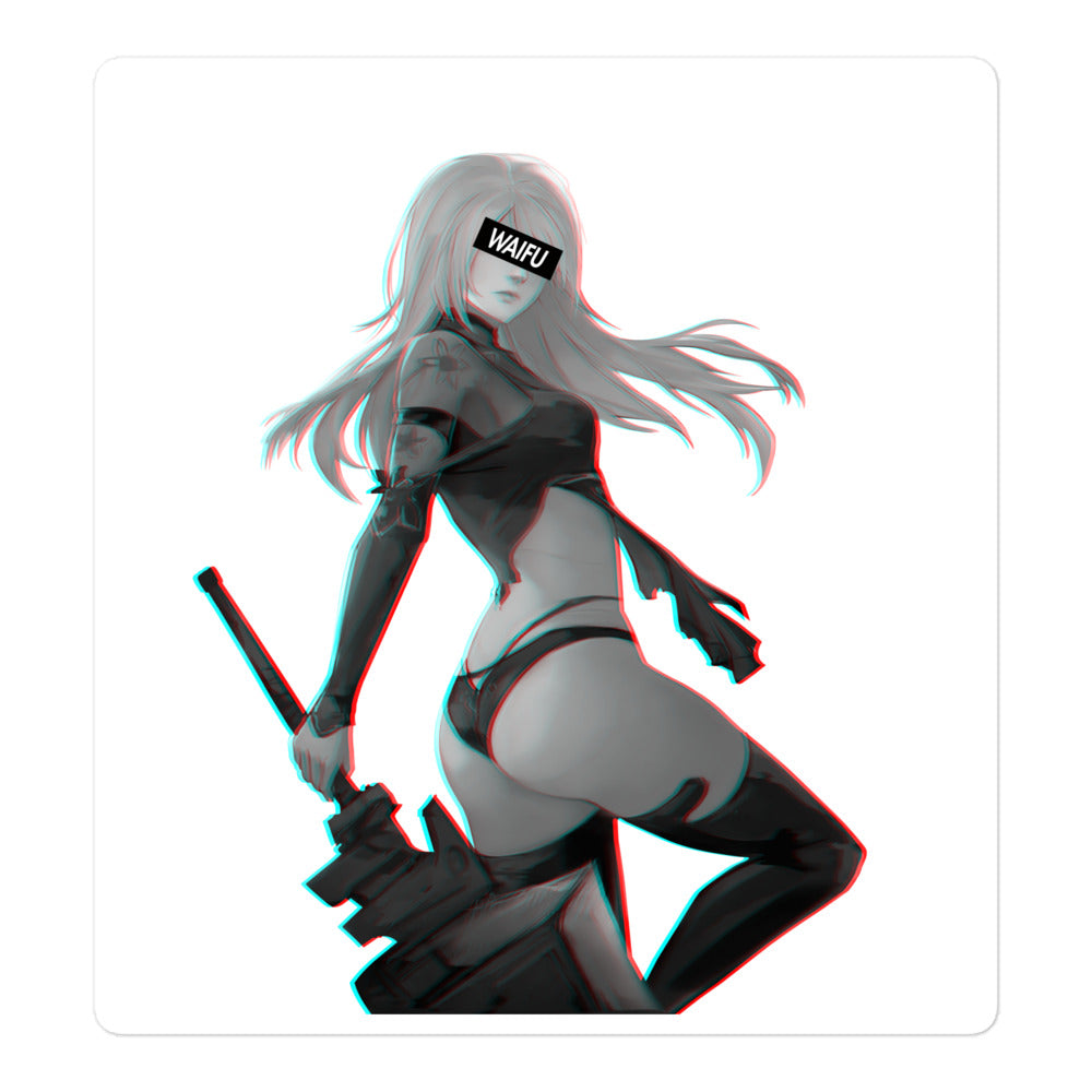 A2 Waifu Material #003 Kiss Cut Premium Sticker