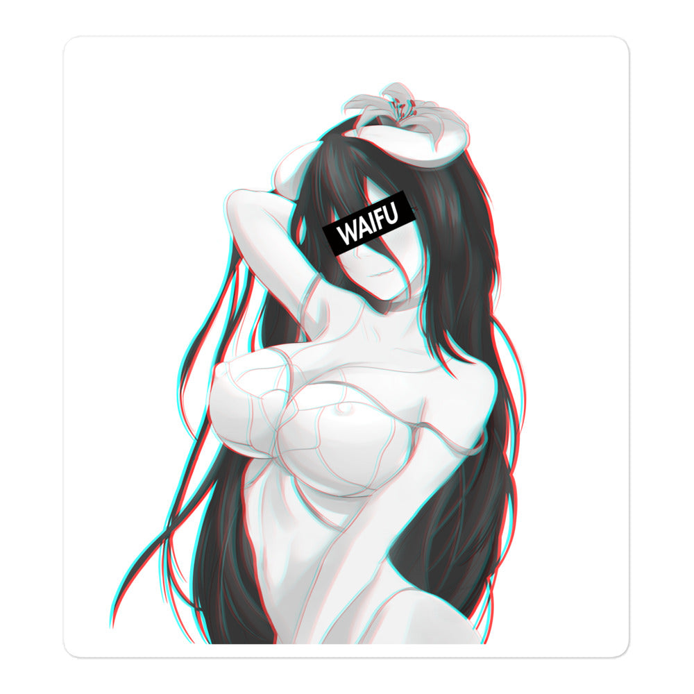 Albedo Waifu Material #004 Kiss Cut Premium Sticker