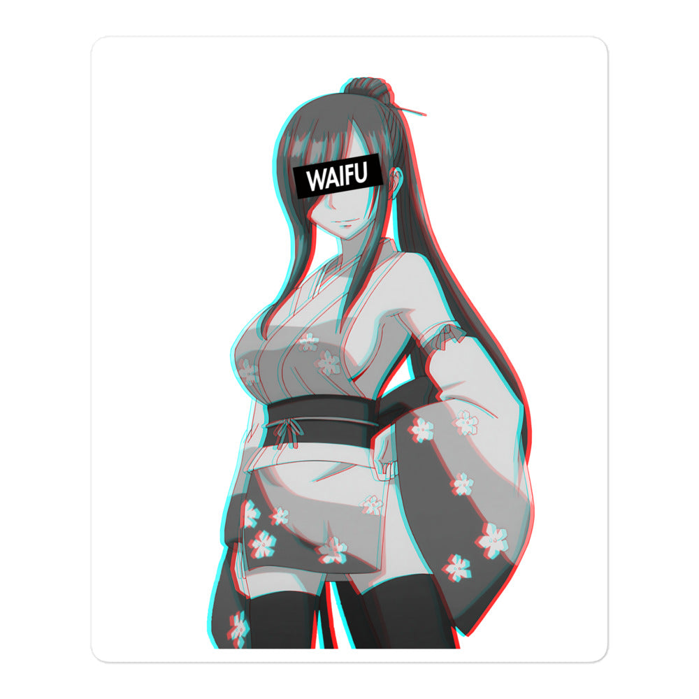 Erza Waifu Material #004 Kiss Cut Premium Sticker