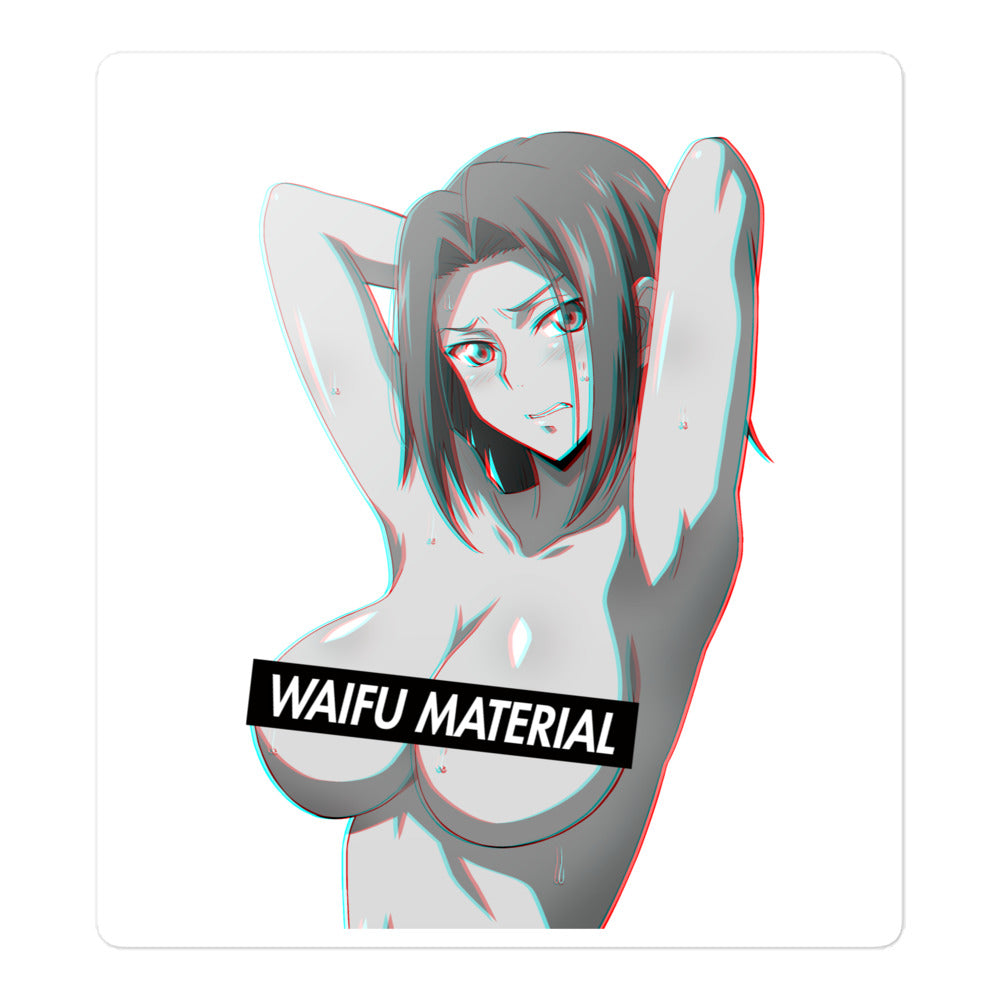 Kallen Waifu Material #003 Kiss Cut Premium Sticker