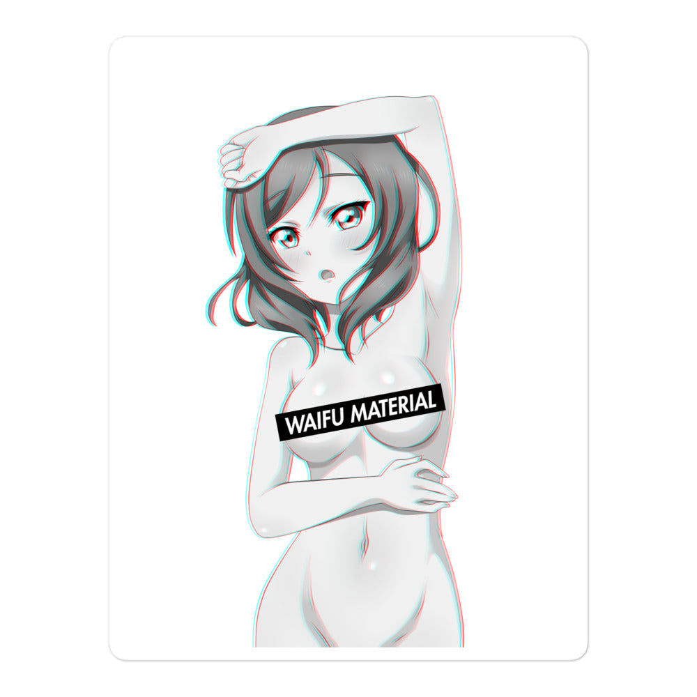 Maki Waifu Material #003 Kiss Cut Premium Sticker