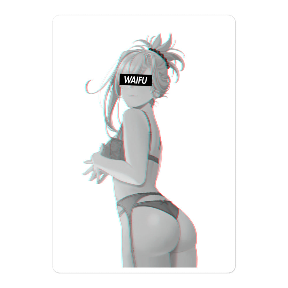 Musashi Miyamoto Waifu Material #004 Kiss Cut Premium Sticker