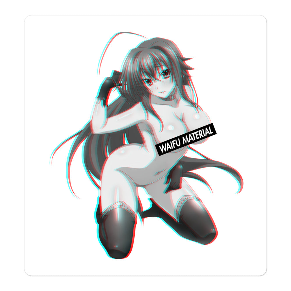 Rias Waifu Material #001 Kiss Cut Premium Sticker