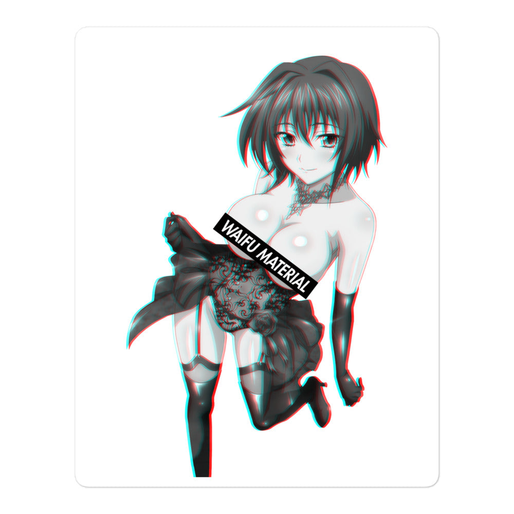 Xenovia Waifu Material #001 Kiss Cut Premium Sticker