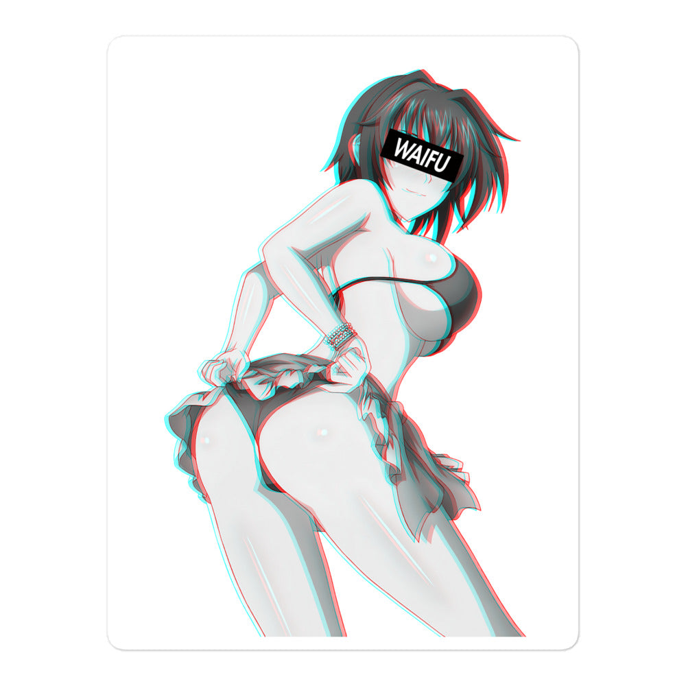 Xenovia Waifu Material #002 Kiss Cut Premium Sticker